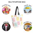 thumbnail image 7 of FORMRS Womens Canvas Tote Bag with Zipper Inner Pocket Shoulder Handbag, Cute Gummy Bears Pattern, 7 of 7