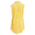 thumbnail image 6 of Sentmoon Plus Size Prom Dress Summer Dresses 2026 Striped Print Sleeveless Lapel Regular Fit A Line Midi Dress for Fitness and Exercise S-XXL, 6 of 10