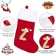 thumbnail image 3 of VEYLIN Embroidered Stockings Christmas 20 Inch Christmas Stockings with Letters, Plush Large Christmas Stockings Christmas Stockings for Kids/Adult Re, 3 of 5