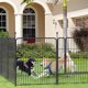 thumbnail image 2 of Parque para perros GDKASRNY de 40 paneles, 102 cm, resistente, color plata, 2 of 6