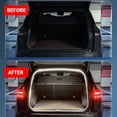 thumbnail image 6 of Rear Trunk Storage Partition And LED Decorative Light For Hyundai Tucson 2022 Car Interior Storage Retractable, 6 of 6