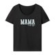 thumbnail image 1 of Camiseta de mamá para mujer, camisetas de verano, ropa de calle clásica para mamá, camiseta básica con cuello redondo SG, 1 of 8