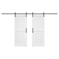 thumbnail image 5 of Sanding  30in./32in./36in./42in./48in.x 84in.MDF Barn Door With Sliding Hardware Kit ,Covered with Water-Proof PVC Surface 64in.x84in. - White, 5 of 5