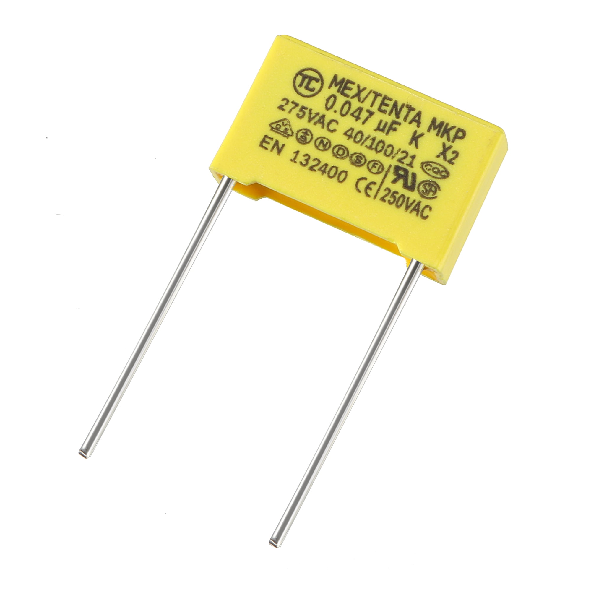 Safety Capacitor Polypropylene Film 0.047uF 275VAC X2 MKP 13.5mm 10 Pcs