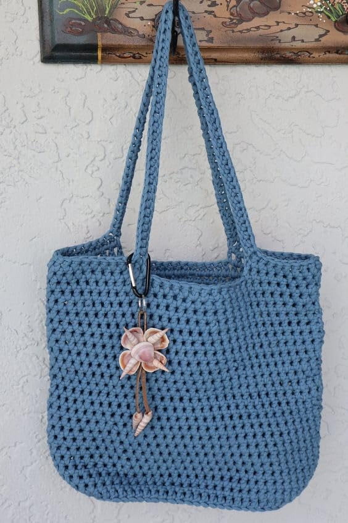 Troyarn Twisted Raffia Yarn for Crafting and Design for Creative Projects, Sustainable Soft Beach Bag,Hat, Hand Knitting Handbags Medium(4) 100% Polyester/(3x3.52 Oz)/(3x109 Yd) (11819 - Denim Blue)