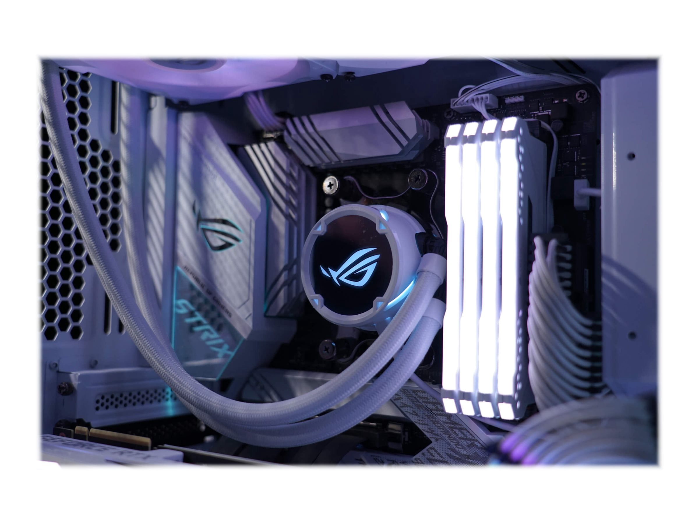 ROG LC 0 White Strix Edition RGB ARGB ASUS STRIX III CPU II 