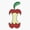 1pcs, variant on Apple Core Er, Phone Decal Water Bottle Stickers Car Decals, Funny Birthday Gift
