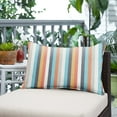 thumbnail image 3 of Sunbrella  Surround Sunrise Indoor/Outdoor Corded Lumbar Pillow (Single) 13" x 20", 3 of 5