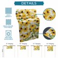 thumbnail image 6 of Sunflowers Table Runner 72 Inches, Yellow Botanical Floral Green Leaf Bed Runner Dresser Scarves Tabletop for Indoor Outdoor Parties/Ceremony/Banquet, 14" x 72", 6 of 9