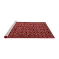 thumbnail image 2 of Ahgly Company Machine Washable Indoor Rectangle Abstract Red Modern Area Rugs, 8' x 12', 2 of 4