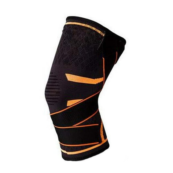 Panda Superstore PS-SPO13106351-YAN01646 Pressurized Non-slip Sports Running Kneepad, Orange