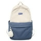 thumbnail image 1 of Mochila De Estudiante Mochila de estudiante para mujer, mochila bonita de pana de color en contraste para adolescente (azul) Likrtyny Para Estrenar, 1 of 6
