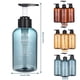 thumbnail image 2 of Dispensador de champú y acondicionador rellenable para gel de baño, juego de botellas de jabón con letras impresas, bomba de ducha, champú, 1 unidad, 3 unidades, 2 of 5