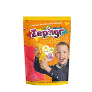 Zephyr Is a Sensory Toy, Super Soft Matter based on Kinetic Polymer Clay Sand / Dough in PINK color 300gr / 10 oz That Comes in Mess Free Resealable Bag