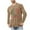 Khaki, variant on Generic Men's Cotton Crew Neck Long Sleeve Shirts Lightweight Casual Christmas Graphic Moisture Wicking Workout Tee Shirts