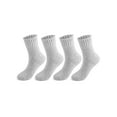 thumbnail image 2 of PULLIMORE 2 Pairs Wool Socks for Men, Thick Warm Winter Wool Hiking Socks, Breathable Solid Crew Mens Socks (Gray), 2 of 9