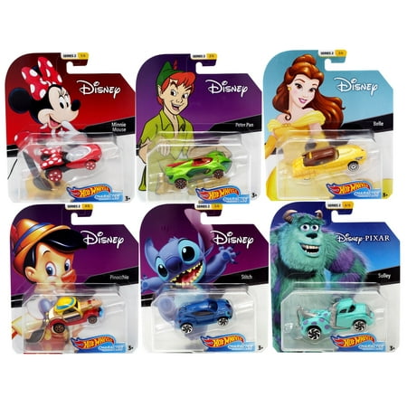 2019 Hot Wheels 1/64 Disney Pixar Character Cars Series 2, Set of 6 Collectible Die Cast Toy (Best Hot Wheels Cars 2019)