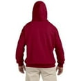 thumbnail image 3 of G125 Gildan Adult DryBlend 50/50 Hooded Sweatshirt Cardinal Red 3XL, 3 of 3