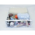 thumbnail image 4 of 4-Pack Heavy Duty Vinyl Zippered Closet Storage Bags (Clear) 15" x 18" x 5", 4 of 5