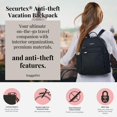 thumbnail image 2 of Mochila Securtex, antirrobo, vacaciones, viajes, nailon, RFID, 2 of 5