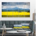 thumbnail image 1 of Farm House in Field Of Canola - Landscape Canvas Art Print, 1 of 4