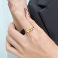 thumbnail image 2 of Anillos con lazo, anillo de estilo sencillo, combina con todo, pulido, encantador, a la moda, joyería delicada para dedos, regalos de Navidad y Ropa, zapatos y accesorios Miscelánea 7.7 # Jumpingount AP016131-02, 2 of 6