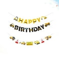 thumbnail image 2 of 2pcs Construction Vehicle Theme Bunting Banner Hanging Garland Decoration Kids Birthday Party Supplies, 2 of 8
