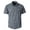1018W- Navy / Gray / White, variant on Gioberti Boys Casual Western Plaid Pearl Snap-on Buttons Short Sleeve Shirt