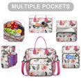thumbnail image 2 of Pioneer Flower Floral Print Pattern Womens Lunch Box for Work,Insulated Large Lunch Bag for Tween and Teen,Loncheras Para Mujer,Leakproof Adult Lunch Bag for Work,Beach,Travel,Picnic,Camping, 2 of 7