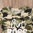 thumbnail image 4 of Inevnen Newborn Baby Boy/Girl Boss Short Sleeve Camo Romper Jumpsuit Outfits, 4 of 9