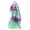 Rainbow Fluorite, variant on 2 Inch Natural Rainbow Fluorite Crystal Wolf Figurine | Hand Carved Gemstone Animal Statue Sculpture with Black Gift Box for Home Office Decor