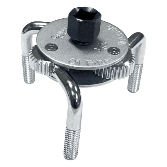 Genius Tools 3/8" Dr. Three-Legged Adjustable Metal Oil Filter Wrench 3" - 5" Filter Size Capacity - AT-B01