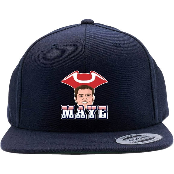 Snapback Drake Maye Logo New England Hat