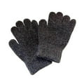 thumbnail image 2 of NAISIBABY Boys Girls Gloves, Thicken Warm Full Finger Stretch Multi-Color Winter Knit Gloves Dark Gray, 2 of 3