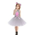 thumbnail image 6 of MKOSPLRT 4 Piece Holiday Animal s for Kids Girls 3-12Y Little Mouse Cosplay Mesh Swing Dance Performance Party Outfits, 6 of 10