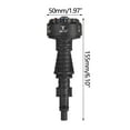 thumbnail image 2 of 6-in-1 Adjustable Pressure Washer Nozzle,Multi-Spray Turbo Nozzle Tip with 15°-45° Angles,Brass Construction for 2500-4000 PSI,Quick Connect for Driveway/Car/Patio Cleaning, 2 of 2
