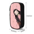thumbnail image 4 of Kamado Nezuko Pencil Case Large Capacity Pencil Pouch Pen Bag Office Stationery Organizer Travel Makeup Bag Black, 4 of 9
