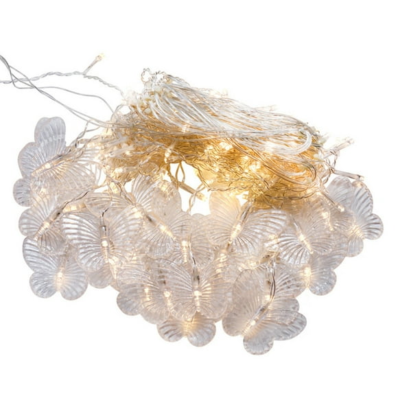 kiplyki Led Light Waterproof Butterfly String Curtain Christmas Holiday Decoration Bulbs