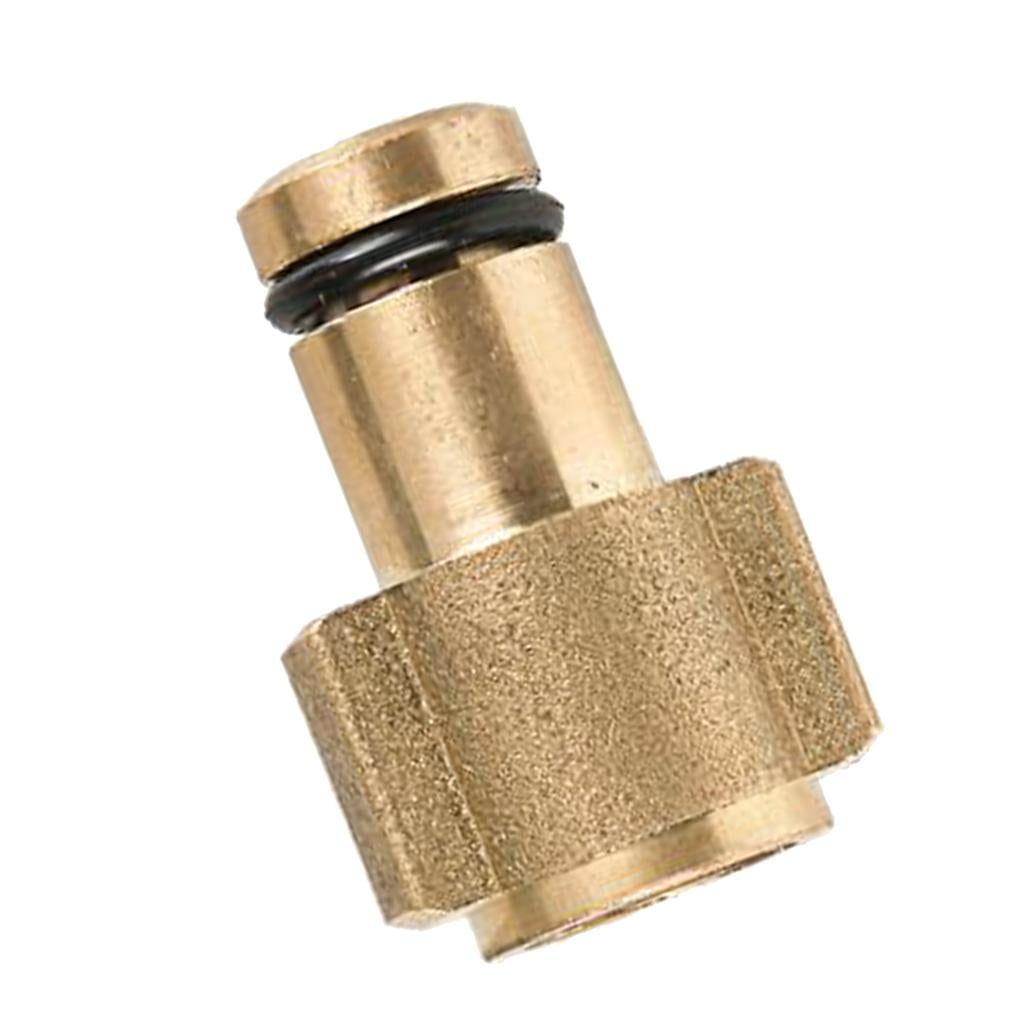 Brass Car Pressure Washer Soap Snow Foam Lance Adapter Adaptor Brass Coupler 