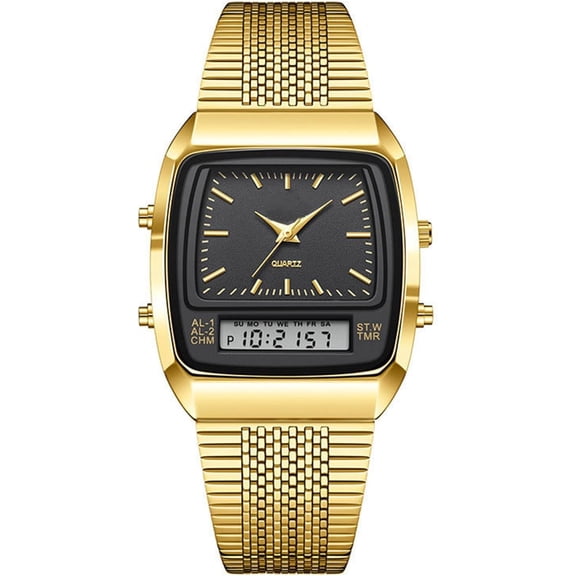 Men's Watch Fashion Analog Quartz Waterproof Watch Sport Multifunctional Wristwatch