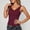 Red, variant on Elegant Lace Trim Tennis Top for Women Designed with Soft Solid Knit Delicate Frill Gathers for Everyday Comfort Versatile Casualwear Red M