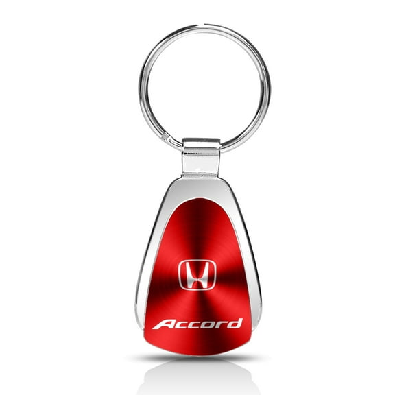 Honda Accord Red Tear Drop Key Chain
