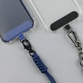 thumbnail image 6 of Phone Lanyard Patch/ Drop Protection Phone Strap Parts with Metal Lost Phone Tether Tab Cellphone Case Patch/ for Outdoor Hiking/ , Black, 6 of 10