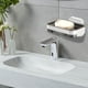 thumbnail image 4 of Jabonera de pared ZJT250121013 | Jabonera de plástico impermeable con bandeja de drenaje | Fácil instalación | Organizador de baño moderno en verde, gris y transparente, 4 of 5