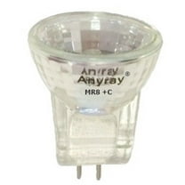 Anyray A2017Y (1-bulb) MR8 C 12V 35W 35-Watts Light Bulb 12-Volts