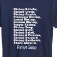 thumbnail image 3 of Forrest Gump - Bubbas Shrimp List - Women's Short Sleeve Graphic T-Shirt, 3 of 5