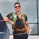 thumbnail image 4 of Balery Maple Meditating Bear Camisa Polo de Hombre con Estampado, de Manga Corta y Tejido Medio, Camisa Tipo Golf Polo-Large, 4 of 6