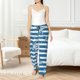thumbnail image 4 of Balery Ocean on Striped Pantalones de pijama para mujer, pijamas ultraligeros, pantalones de estar por casa-X-Large, 4 of 6