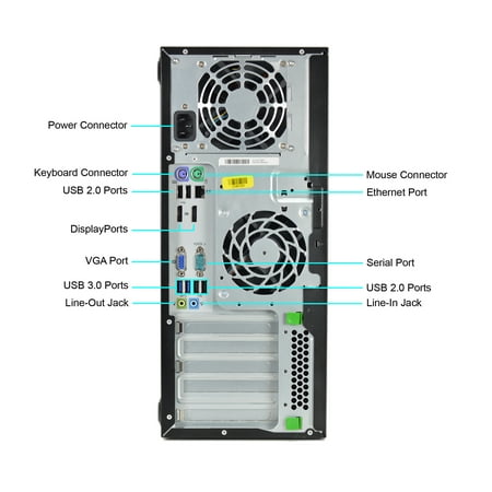HP - Refurbished ProDesk Desktop - Intel Core i7 - 16GB Memory - 480GB Solid State Drive - Black