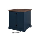thumbnail image 3 of Pemberly Row Farmhouse End Table with Charging Station - Navy, 3 of 8